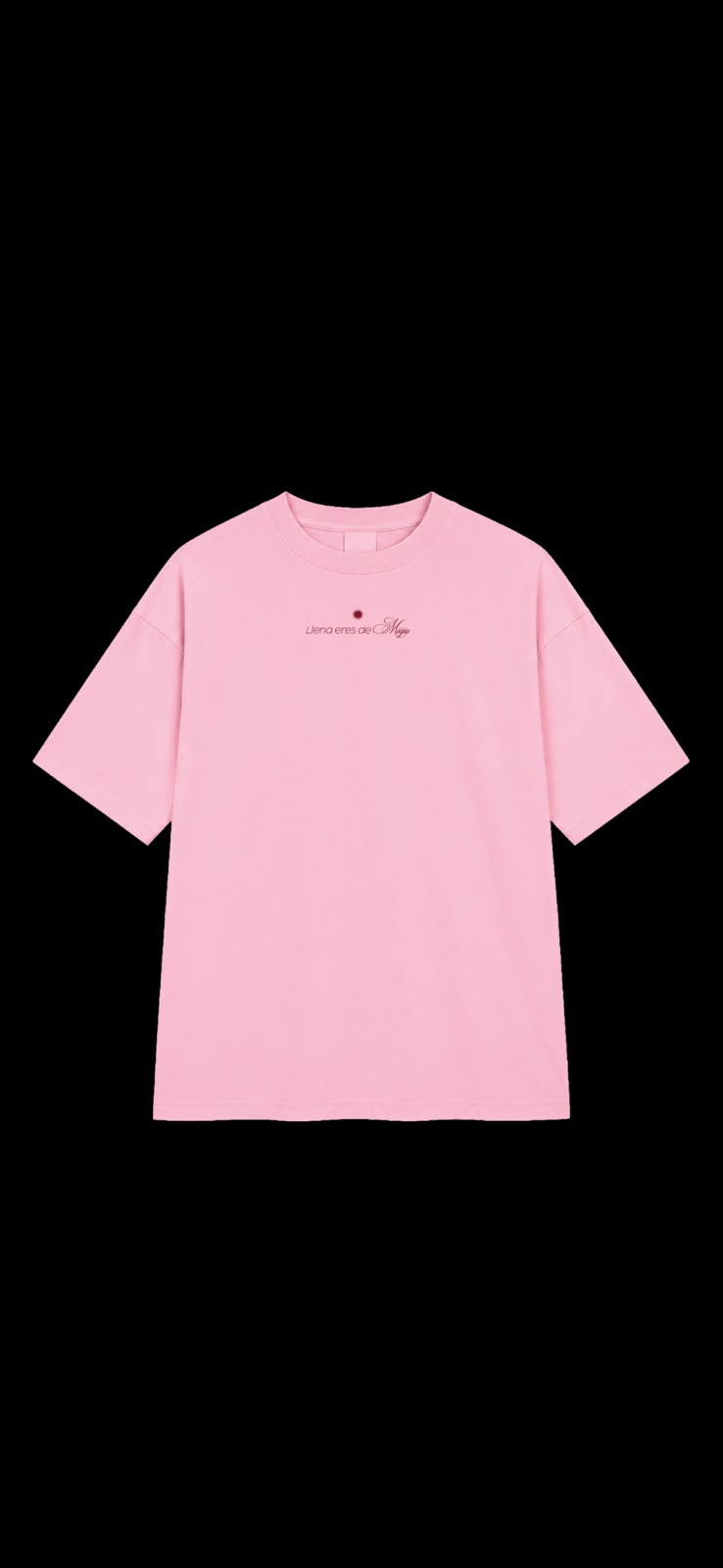 Camiseta rosa de Desde la Raíz, vista frontal